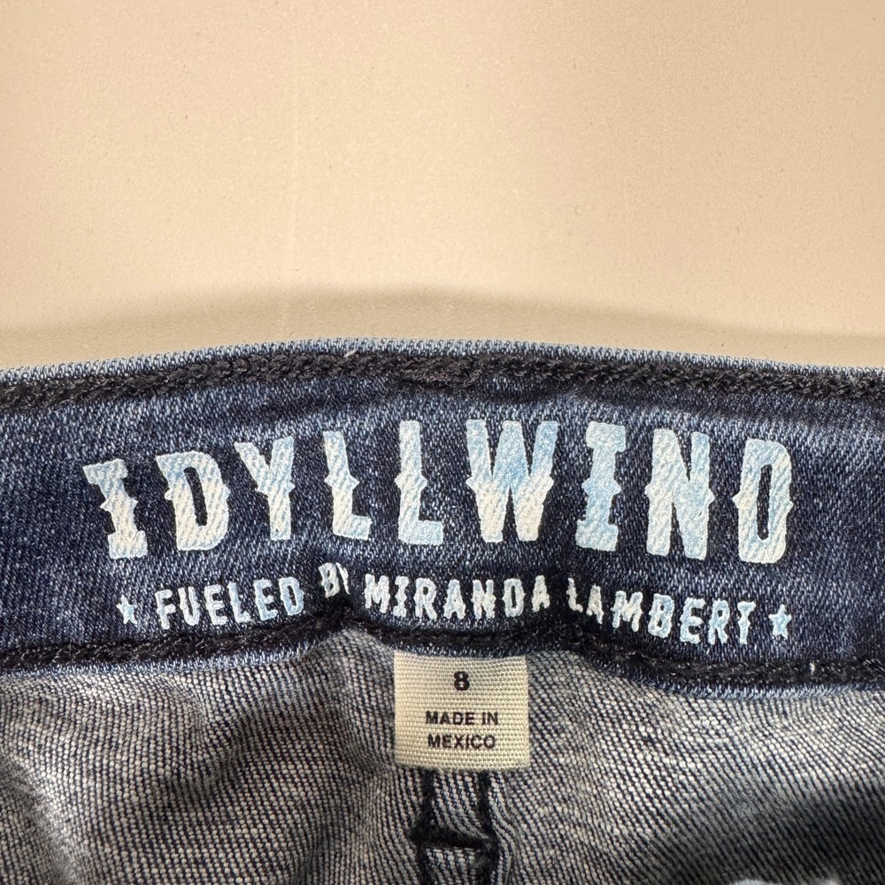 Idyllwind by Miranda Lambert Jeans Womens 8 26x34 Dark High Rise Flare Stretch - Picture 3 of 16